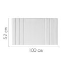 Ver imagem 2 de Painel Estofada Grécia 100CM Solteiro Courino Branco - D A DECOR