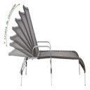 Ver imagem 4 de Conjunto2 Espreguiçadeiras com Mesa em Alumínio Resistentes Ao Tempo e Super Confortáveis Catar