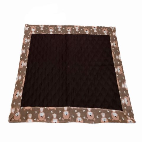 Tapete Higiênico Pet Impermeável Escuro Marrom Grande Reutilizável Lavável: Dog Avelã