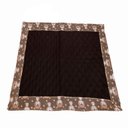 Ver imagem 1 de Tapete Higiênico Pet Impermeável Escuro Marrom Grande Reutilizável Lavável: Dog Avelã
