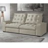 Sofá 4 Lugares Retrátil e Reclinável Tecido Suede Konfort Premium - 1