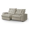Sofá 4 Lugares Retrátil e Reclinável Tecido Suede Konfort Premium - 3