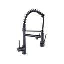 Ver imagem 1 de Torneira de Cozinha Gourmet Monocomando Full Preta Fosca com Led