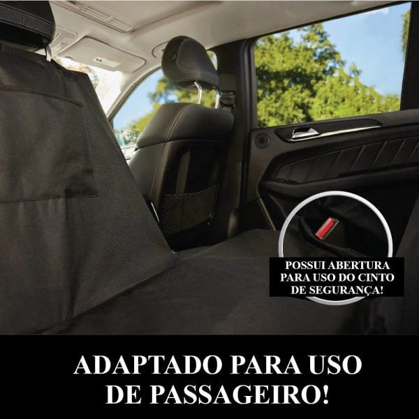 Capa Pet para Proteção de Assentos em Carros - Tamanho Universal- Cor Azul - 2