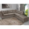 Sofá 4 Lugares Canto Tendenzza Suede 1.60x2.40M (L) - 1