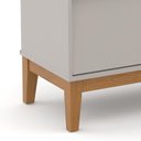 Ver imagem 4 de Jogo de Quarto Infantil Unique com Cômoda 3 Gavetas e Berço Cinza/eco Wood - Matic Móveis