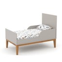 Ver imagem 6 de Jogo de Quarto Infantil Unique com Cômoda 3 Gavetas e Berço Cinza/eco Wood - Matic Móveis