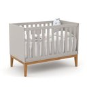 Ver imagem 5 de Jogo de Quarto Infantil Unique com Cômoda 3 Gavetas e Berço Cinza/eco Wood - Matic Móveis