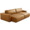 Ver mais imagens de Sofá Retrátil Reclinável para Sala 4 Lugares 230cm Angel L06 Couro Caramelo - Lyam Decor