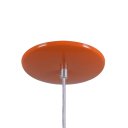 Ver imagem 2 de Pendente Bala Luminária Lustre Alumínio Laranja - T&T Iluminação