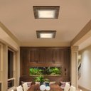 Ver imagem 2 de Plafon Quadrado para 1 Lâmpada 27cm Mona Lisa MadeLustre