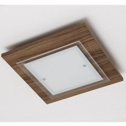 Plafon Quadrado para 1 Lâmpada 27cm Mona Lisa MadeLustre - 1