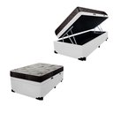 Ver imagem 1 de Cama Box Baú Solteiro Colchão Alana Espuma D20 Acolchões + Box Sintético 55x88x188 Cor:Branco