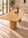 Ver imagem 3 de Mesa de Jantar Retangular 230x120cm Duo Cone - Carvalho Avenna
