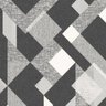 Papel De Parede Atemporal 3810 Vinilizado Geometrico Preto Cinza - 1