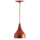 Ver imagem 3 de Kit 3 Pendente Milão Pequena Cobre Sala Cozinha Churrasqueir