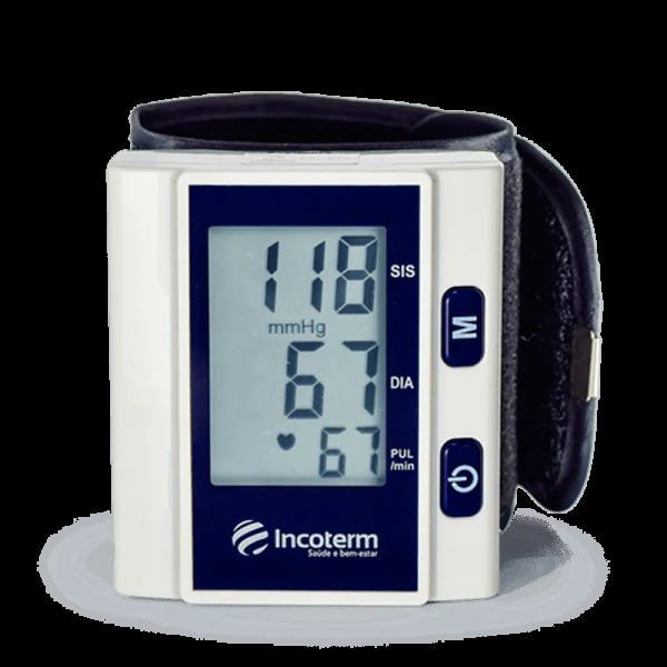 Aparelho medidor digital de pressão para pulso - Incoterm - MP 050 - 2