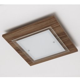 Plafon de Madeira Sobrepor 37cm Mona Lisa MadeLustre - 1 Plafon de Madeira Sobrepor 37cm Mona Lisa MadeLustre - 1