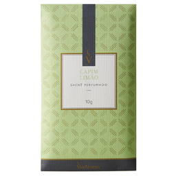 Kit 5 Sachês Perfumados Via Aroma 10g 14 Opções Sua Escolha Aroma:classica Capim Limão - 1