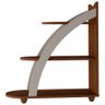 Mesa de Canto Andes Cedro/Off White - Artely Móveis - 5