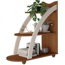 Ver imagem 2 de Mesa de Canto Andes Cedro/Off White - Artely Móveis