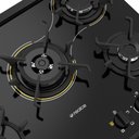 Ver imagem 5 de Fogão 5 Bocas a Gás/elétrico com Airfryer Alpro 450 Realce Cr233 Preto 110v