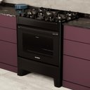 Ver imagem 6 de Fogão 5 Bocas a Gás/elétrico com Airfryer Alpro 450 Realce Cr233 Preto 110v
