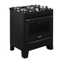 Ver imagem 2 de Fogão 5 Bocas a Gás/elétrico com Airfryer Alpro 450 Realce Cr233 Preto 110v