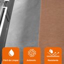 Ver imagem 5 de Tapete Passadeira Poliester, Listrado Antiderrapante 1x2mt Desenho do Tecido: Listrado; Cor:preto