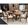 Mesa de Jantar de Madeira Maciça Tampo Laminado com Carvalho Americano Gemini (apenas a Mesa):comp20 - 2
