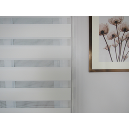 Persiana Rolo Double Vision 160 (larg) x 240cm (alt) - Branca - Decore&Cubra - 2