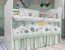 Ver imagem 5 de Kit Berço Enxoval de Bebê Safári Floresta Verde