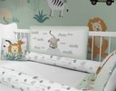 Ver imagem 4 de Kit Berço Enxoval de Bebê Safári Floresta Verde