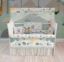 Ver imagem 1 de Kit Berço Enxoval de Bebê Safári Floresta Verde