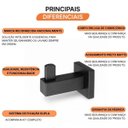Ver imagem 3 de Cabide Gancho Suporte para Toalha Athena 26164 Meber - Preto