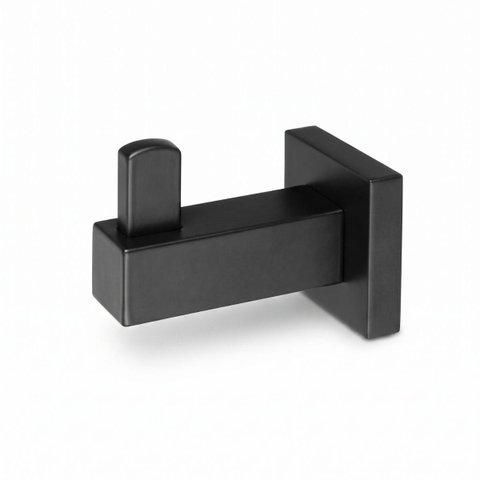 Cabide Gancho Suporte para Toalha Athena 26164 Meber - Preto