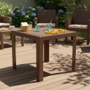 Ver imagem 1 de Mesa Area Externa Texturizada com Proteção UV 80cm Ibiza Fratini