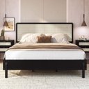 Ver imagem 1 de Cama Queen 172cm com Cabeceira em Palhinha Oslo Móvel na Caixa
