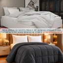 Ver imagem 4 de Kit Quarto Elegante King Size Lilly Grosso Luxuoso Pluma:Cinza