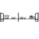 Ver imagem 3 de Prateleira industrial cozinha suporte para prateleira industrial nicho industrial nichos para