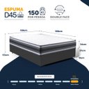 Ver imagem 4 de Cama Box com Colchão de Espuma D45 Double Face Territory Hellen Casal 138cm