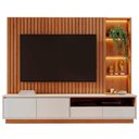 Ver imagem 7 de Estante Painel Tv 82 Polegadas 240cm com Led Hawai Freijó Off White C05 - Mpozenato