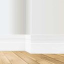 Ver imagem 2 de Rodapé em PVC Wood Com Friso 10 cm x 1,2 cm x 2,10 m Acabamento Branco.