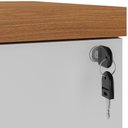 Ver imagem 7 de Gaveteiro para Escritório com Rodízios 03 Gavetas Unik A02 Freijó Branco - Lyam Decor