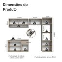 Ver imagem 4 de Armário de Cozinha Completa 260cm Suspenso Nice Madesa 11