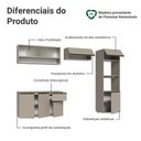 Ver imagem 5 de Armário de Cozinha Completa 260cm Suspenso Nice Madesa 11