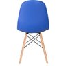 Cadeira Estofada Eames Botonê - Eiffel - Azul - Madeira Clara - 3