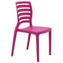 Ver imagem 1 de Cadeira Infantil Tramontina Sofia Rosa em Polipropileno e Fibra de Vidro