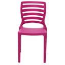 Ver imagem 2 de Cadeira Infantil Tramontina Sofia Rosa em Polipropileno e Fibra de Vidro