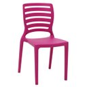 Ver imagem 3 de Cadeira Infantil Tramontina Sofia Rosa em Polipropileno e Fibra de Vidro